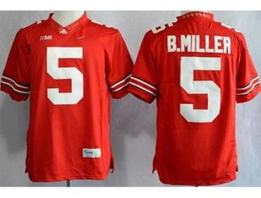 Ohio State Buckeyes 5 Braxton Miller Red Limited NCAA Jerseys