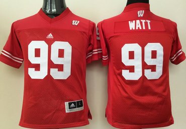 Ohio State Buckeyes 99 JJ Watt Red Women College Football Jersey