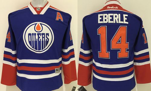 Oilers #14 Jordan Eberle Stitched Light Blue Youth NHL Jersey Oilers #14 Jordan Eberle Stitched Light Blue Youth NHL Jersey
