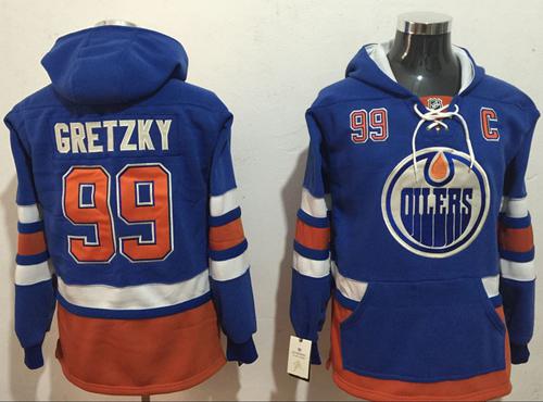 Oilers #99 Wayne Gretzky Light Blue Name & Number Pullover NHL Hoodie Oilers #99 Wayne Gretzky Light Blue Name & Number Pullover NHL Hoodie