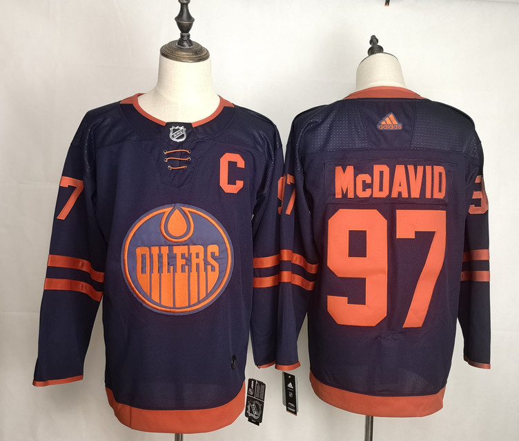 Oilers 97 Connor McDavid Navy 50th Anniversary Adidas Jersey Oilers 97 Connor McDavid Navy 50th Anniversary Adidas Jersey