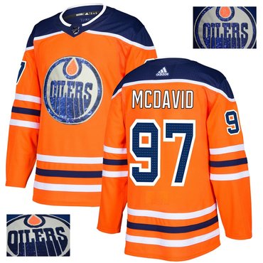 Oilers 97 Connor McDavid Orange With Special Glittery Logo Adidas Jersey Oilers 97 Connor McDavid Orange With Special Glittery Logo Adidas Jersey