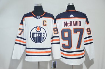 Oilers 97 Connor McDavid White Adidas Jersey Oilers 97 Connor McDavid White Adidas Jersey