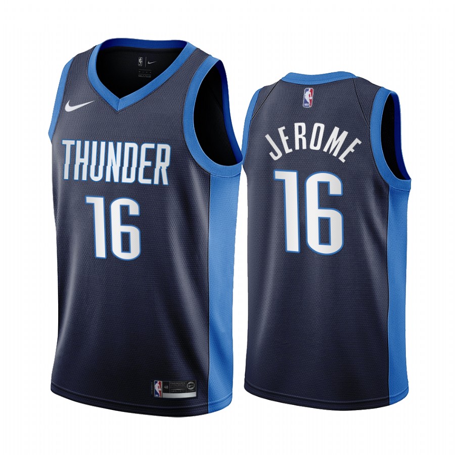 Oklahoma City Thunder #16 Ty Jerome Navy NBA Swingman 2020-21 Earned Edition Jersey Oklahoma City Thunder #16 Ty Jerome Navy NBA Swingman 2020-21 Earned Edition Jersey