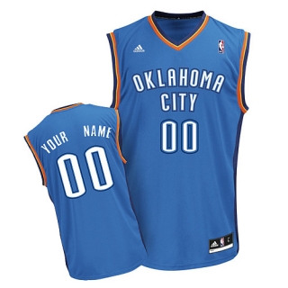 Oklahoma City Thunder Youth Custom blue Jersey Oklahoma City Thunder Youth Custom blue Jersey