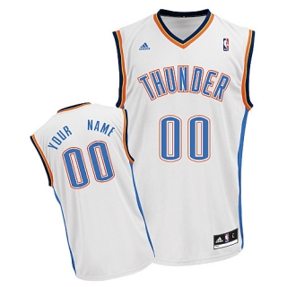 Oklahoma City Thunder Youth Custom white Jersey Oklahoma City Thunder Youth Custom white Jersey