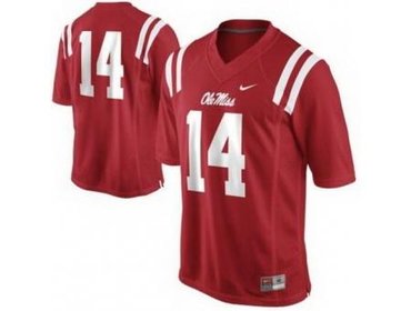 Ole Miss Rebels 14 Bo Wallace Red College Football NCAA Jerseys Ole Miss Rebels 14 Bo Wallace Red College Football NCAA Jerseys