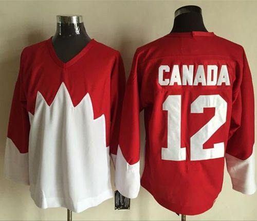 Olympic CA. #12 Canada Red White 1972 Commemorative CCM Stitched NHL Jersey Olympic CA. #12 Canada Red White 1972 Commemorative CCM Stitched NHL Jersey
