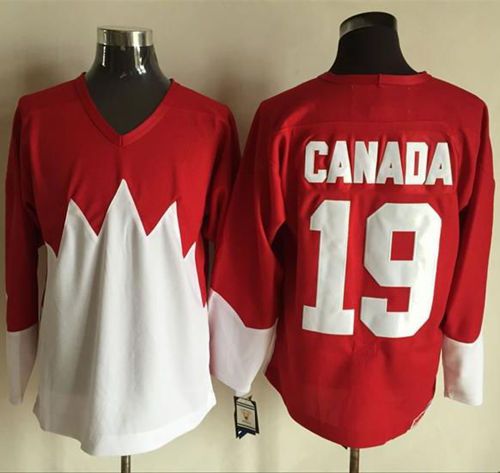 Olympic CA. #19 Canada Red White 1972 Commemorative CCM Stitched NHL Jersey Olympic CA. #19 Canada Red White 1972 Commemorative CCM Stitched NHL Jersey