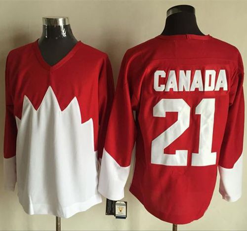 Olympic CA. #21 Canada Red White 1972 Commemorative CCM Stitched NHL Jersey Olympic CA. #21 Canada Red White 1972 Commemorative CCM Stitched NHL Jersey