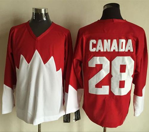 Olympic CA. #28 Canada Red White 1972 Commemorative CCM Stitched NHL Jersey Olympic CA. #28 Canada Red White 1972 Commemorative CCM Stitched NHL Jersey