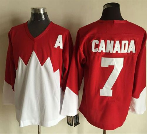 Olympic CA. #7 Canada Red White 1972 Commemorative CCM Stitched NHL Jersey Olympic CA. #7 Canada Red White 1972 Commemorative CCM Stitched NHL Jersey