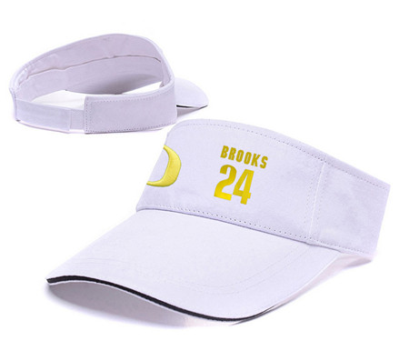 Oregon Ducks 24 Dillon Brooks White College Basketball Adjustable Visor Oregon Ducks 24 Dillon Brooks White College Basketball Adjustable Visor