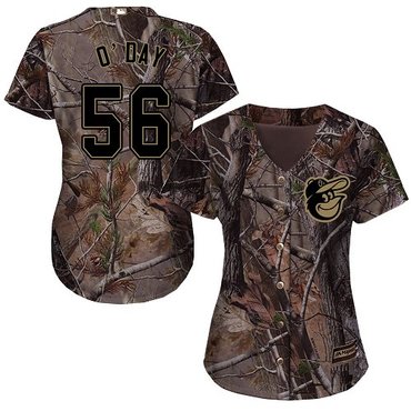 Orioles #56 Darren O'Day Camo Realtree Collection Cool Base Women's Stitched Baseball Jersey Orioles #56 Darren O'Day Camo Realtree Collection Cool Base Women's Stitched Baseball Jersey
