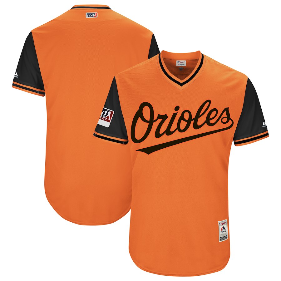 Orioles Orange 2018 Players' Weekend Authentic Team Jersey