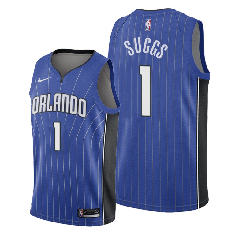 Orlando Magic #1 Jalen Suggs 2018-19 Icon Edition Blue NBA Jersey