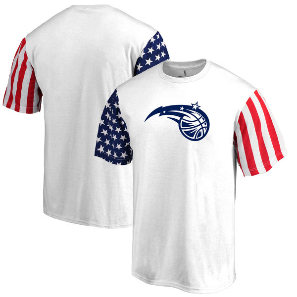 Orlando Magic Fanatics Branded Stars & Stripes T-Shirt White Orlando Magic Fanatics Branded Stars & Stripes T-Shirt White