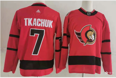 Ottawa Senators #7 Brady Tkachuk Red Men's Adidas 2020-21 Reverse Retro Alternate NHL Jersey Ottawa Senators #7 Brady Tkachuk Red Men's Adidas 2020-21 Reverse Retro Alternate NHL Jersey