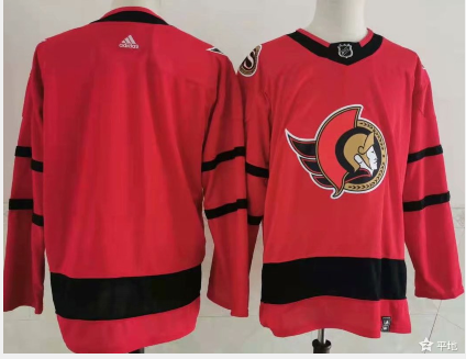 Ottawa Senators Blank Red Men's Adidas 2020-21 Reverse Retro Ottawa Senators Blank Red Men's Adidas 2020-21 Reverse Retro