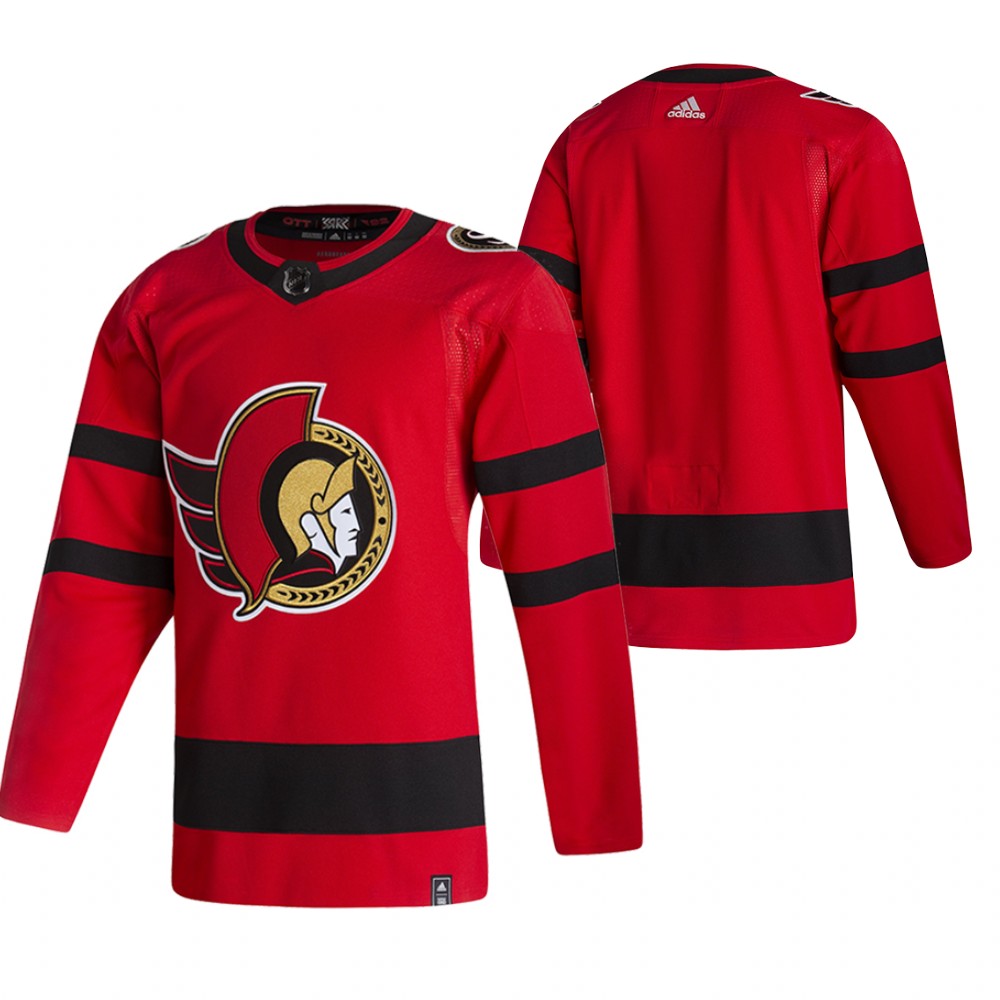 Ottawa Senators Blank Red Men's Adidas 2020-21 Reverse Retro Alternate NHL Jersey Ottawa Senators Blank Red Men's Adidas 2020-21 Reverse Retro Alternate NHL Jersey