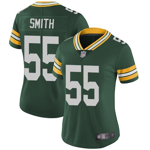 Packers #55 Za'Darius Smith Green Team Color Women's Stitched Football Vapor Untouchable Limited Jersey Packers #55 Za'Darius Smith Green Team Color Women's Stitched Football Vapor Untouchable Limited Jersey