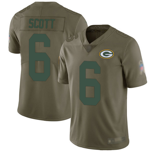 Packers #6 JK Scott Olive Men's Stitched Football Limited 2017 Salute To Service Jersey Packers #6 JK Scott Olive Men's Stitched Football Limited 2017 Salute To Service Jersey