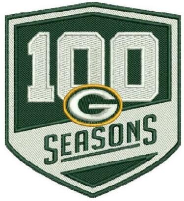 Packers 100th Season Patch