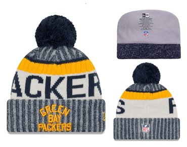 Packers Team Logo 2017 Sideline Knit Hat