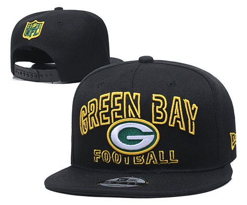 Packers Team Logo Black Adjustable Hat YD