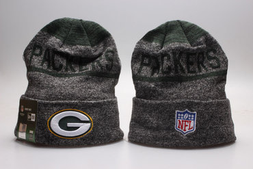 Packers Team Logo Dark Gray Knit Hat YP