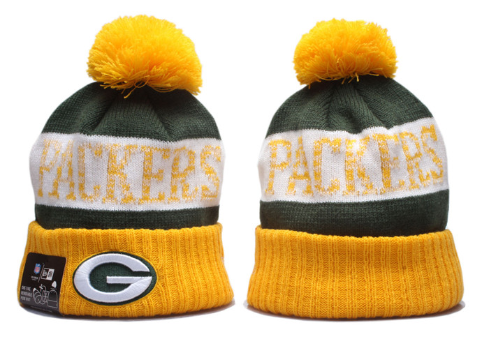 Packers Team Logo Green Pom Knit Hat YP