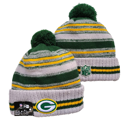 Packers Team Logo Pom Knit Hat  YD