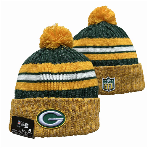 Packers Team Logo Pom Knit Hat YD-2