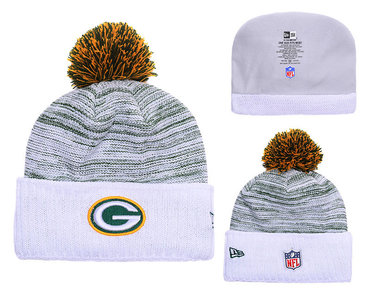 Packers Team Logo White Knit Hat YD