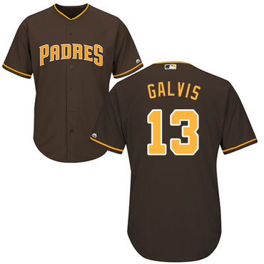 Padres #13 Freddy Galvis Brown New Cool Base Stitched Baseball Jersey