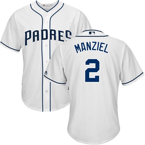 Padres #2 Johnny Manziel White Cool Base Stitched Youth MLB Jersey Padres #2 Johnny Manziel White Cool Base Stitched Youth MLB Jersey
