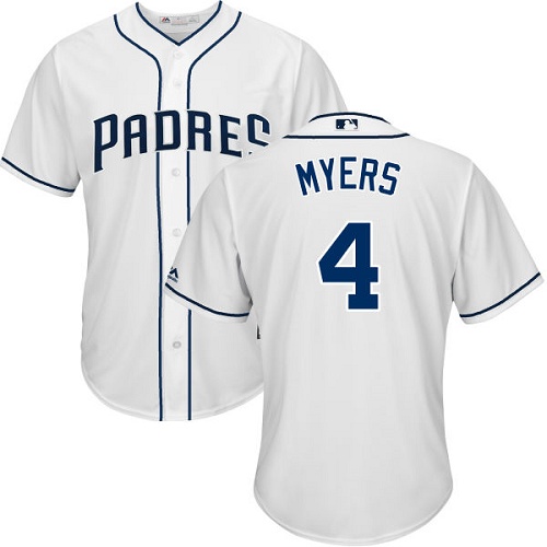Padres #4 Wil Myers White Cool Base Stitched Youth MLB Jersey Padres #4 Wil Myers White Cool Base Stitched Youth MLB Jersey