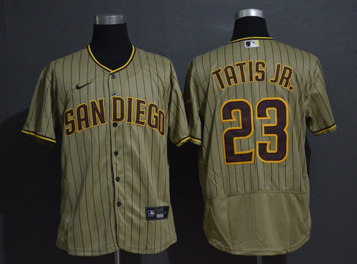 Padres 23 Fernando Tatis Jr. Brown Nike 2020 Flexbase Jersey