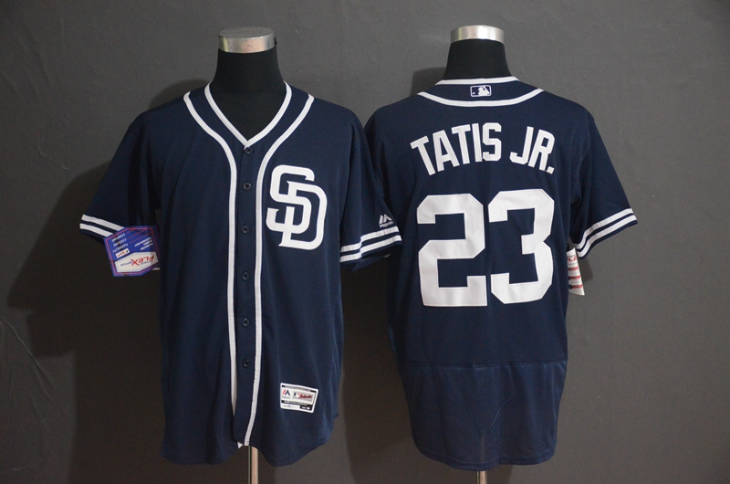 Padres 23 Fernando Tatis Jr. Navy Flexbase Jersey