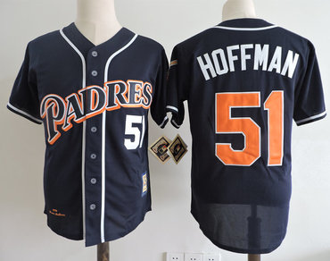 Padres 51 Trevor Hoffman 1998 Cooperstown Collection Jersey