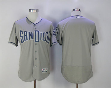 Padres Blank Grey Flexbase Jersey