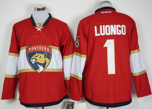 Panthers #1 Roberto Luongo Red New Stitched NHL Jersey Panthers #1 Roberto Luongo Red New Stitched NHL Jersey
