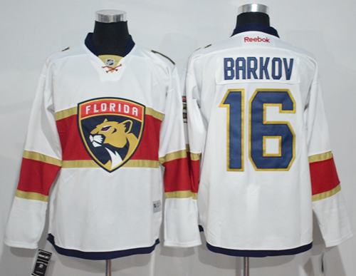 Panthers #16 Aleksander Barkov White Road Stitched NHL Jersey Panthers #16 Aleksander Barkov White Road Stitched NHL Jersey