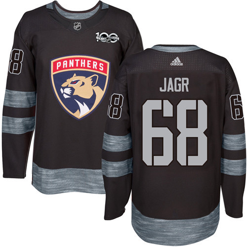 Panthers #68 Jaromir Jagr Black 1917-2017 100th Anniversary Stitched NHL Jersey Panthers #68 Jaromir Jagr Black 1917-2017 100th Anniversary Stitched NHL Jersey