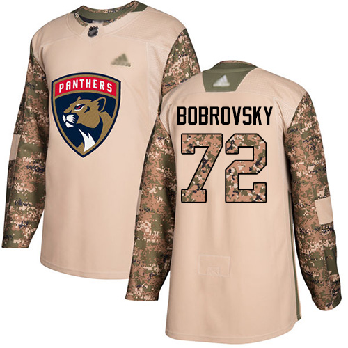 Panthers #72 Sergei Bobrovsky Camo Authentic 2017 Veterans Day Stitched Youth Hockey Jersey Panthers #72 Sergei Bobrovsky Camo Authentic 2017 Veterans Day Stitched Youth Hockey Jersey