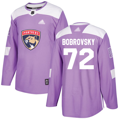Panthers #72 Sergei Bobrovsky Purple Authentic Fights Cancer Stitched Youth Hockey Jersey Panthers #72 Sergei Bobrovsky Purple Authentic Fights Cancer Stitched Youth Hockey Jersey