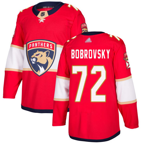Panthers #72 Sergei Bobrovsky Red Home Authentic Stitched Youth Hockey Jersey Panthers #72 Sergei Bobrovsky Red Home Authentic Stitched Youth Hockey Jersey