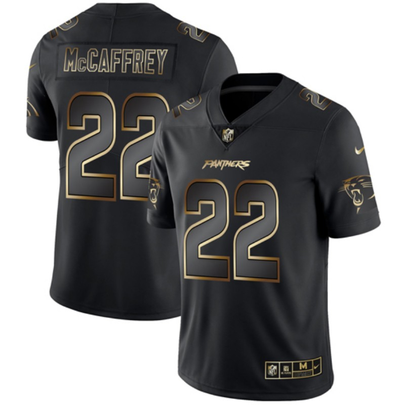 Panthers 22 Christian McCaffrey Black Gold Vapor Untouchable Limited Jersey Panthers 22 Christian McCaffrey Black Gold Vapor Untouchable Limited Jersey