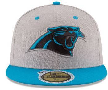 Panthers Fresh Logo khaki Fitted Hat LX