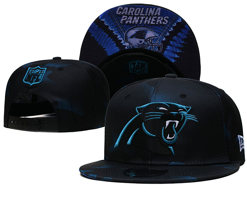 Panthers Snapback Hat Black YD